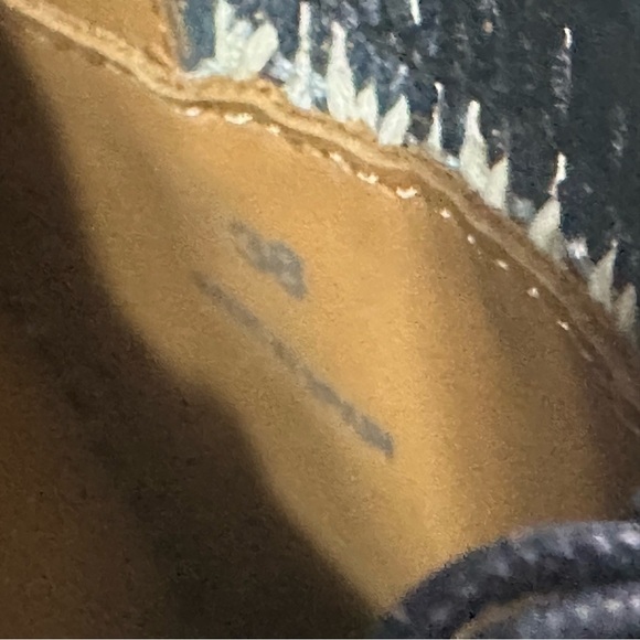 NEW See by Chloé Glyn Espadrille Flat Platform Sz 38 Cream Blue Convertible - Picture 6 of 13